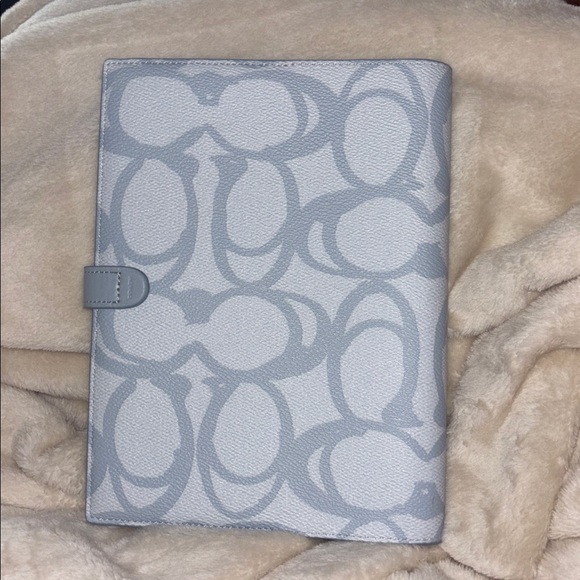 Ice blue Coach Notebook - Picture 2 of 3